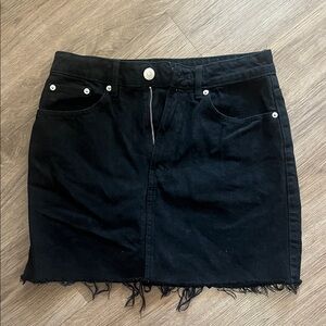 Black Denim Zara Skirt